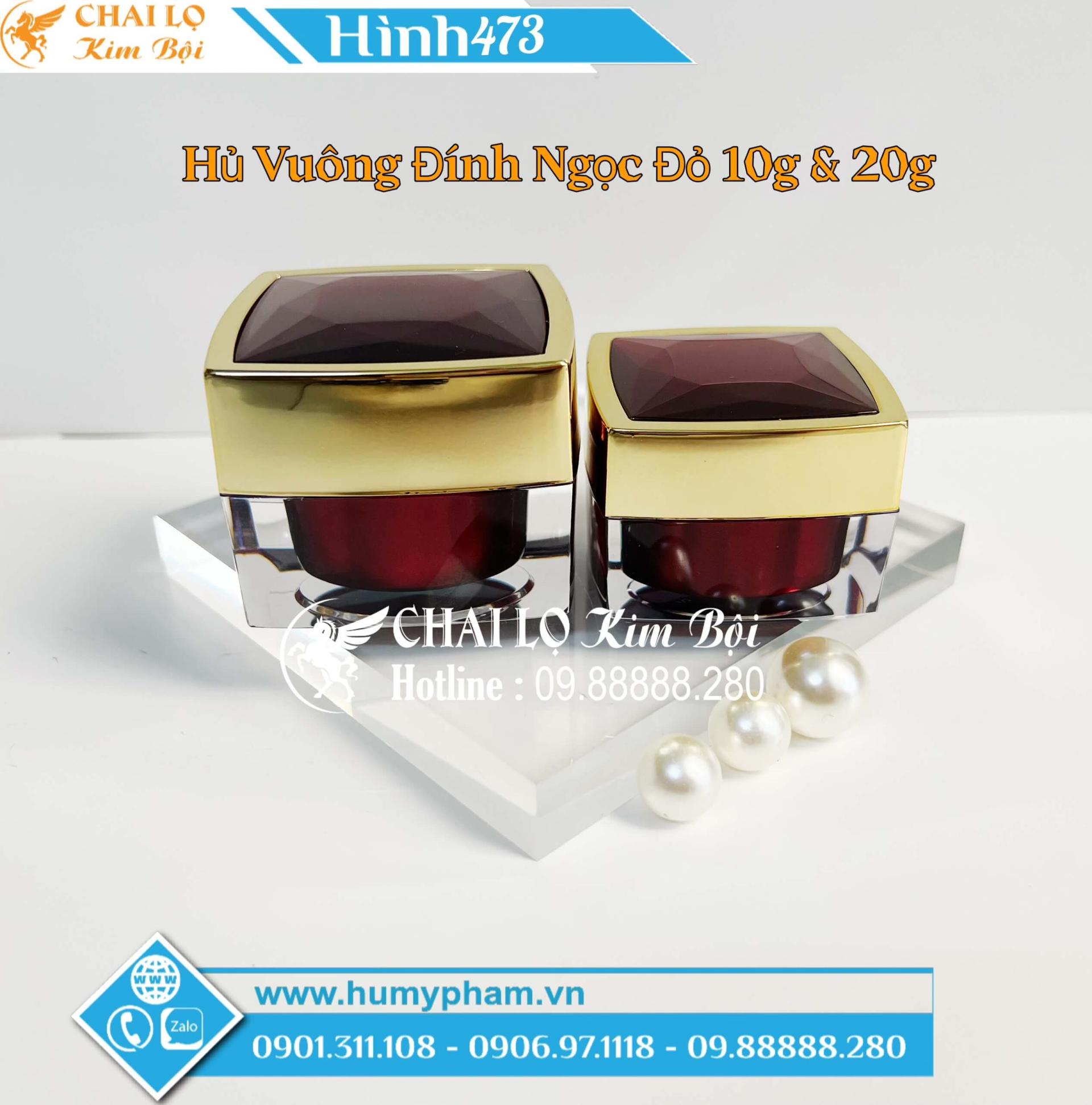 hủ vuông dính ngọc