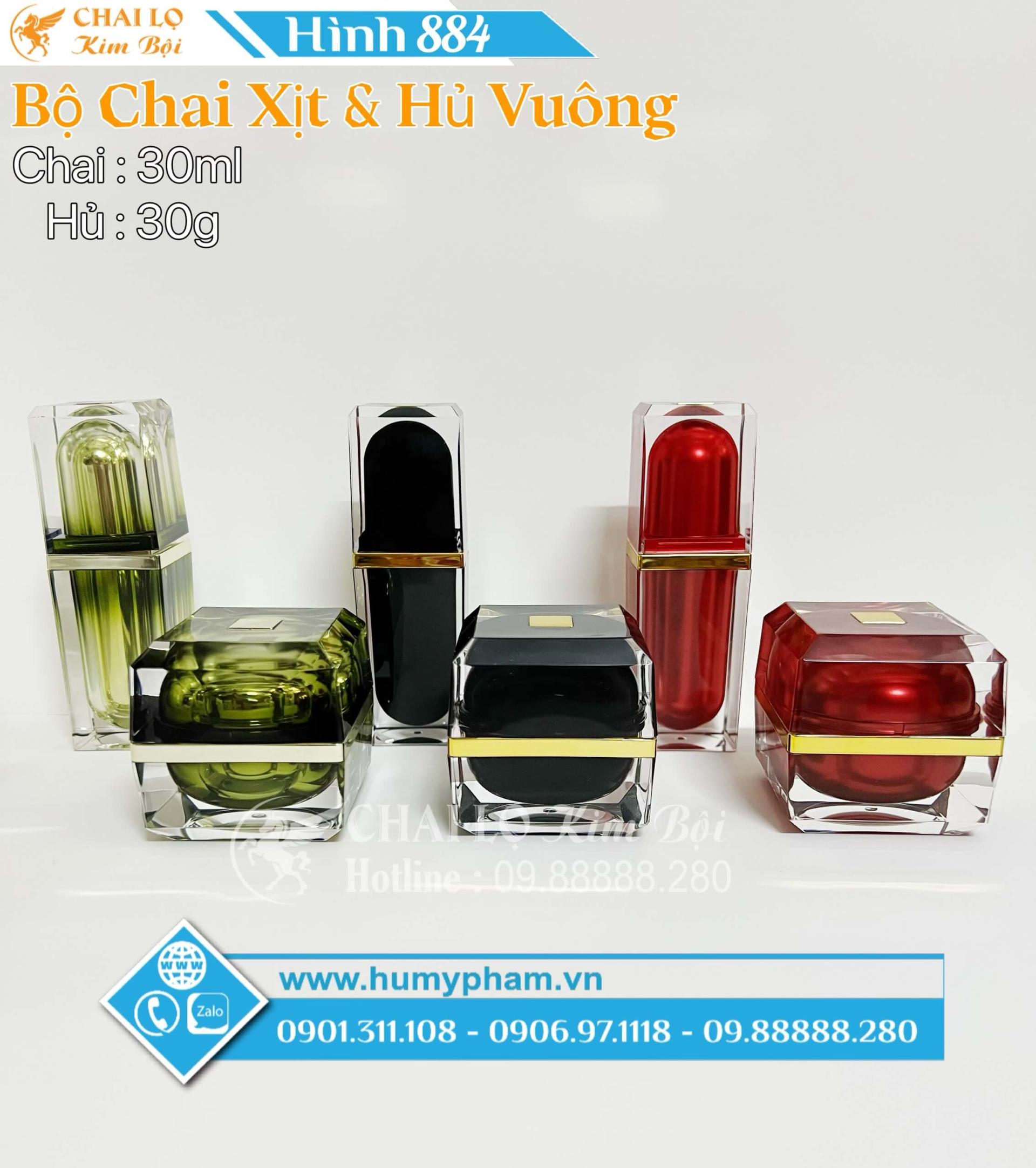 chai lọ mỹ phẩm cao cấp