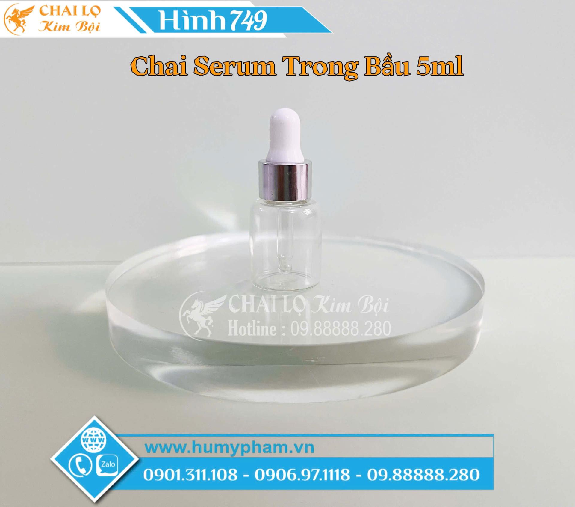 chai chiết serum hàng mẫu 5ml 