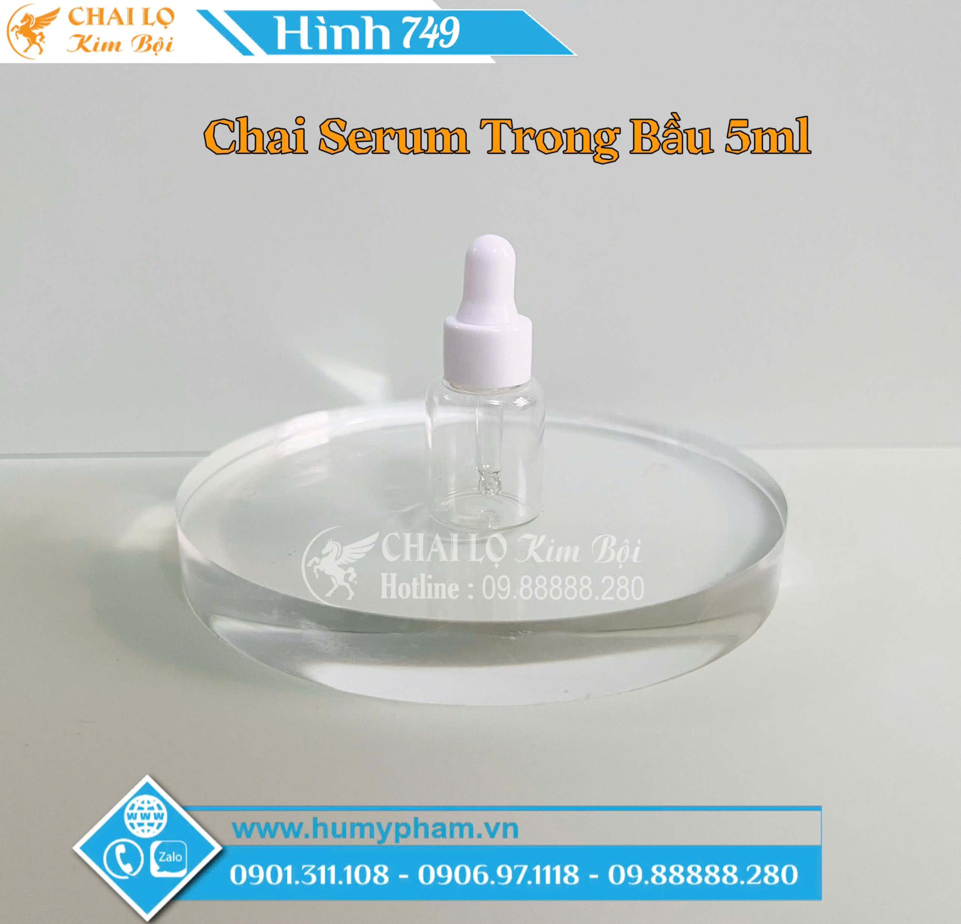 chai chiết serum hàng mẫu 5ml 