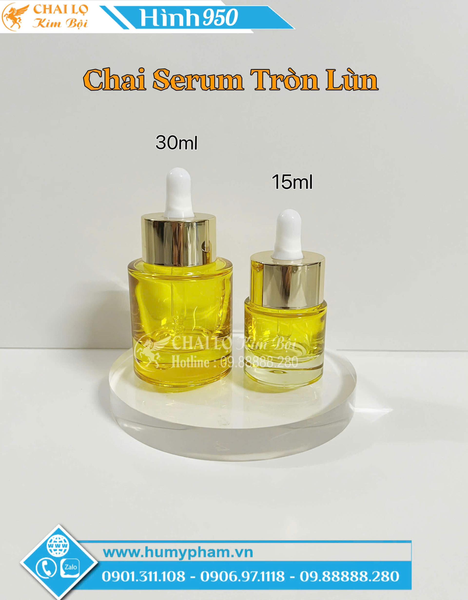 chai chiết serum cao cấp chống vỡ