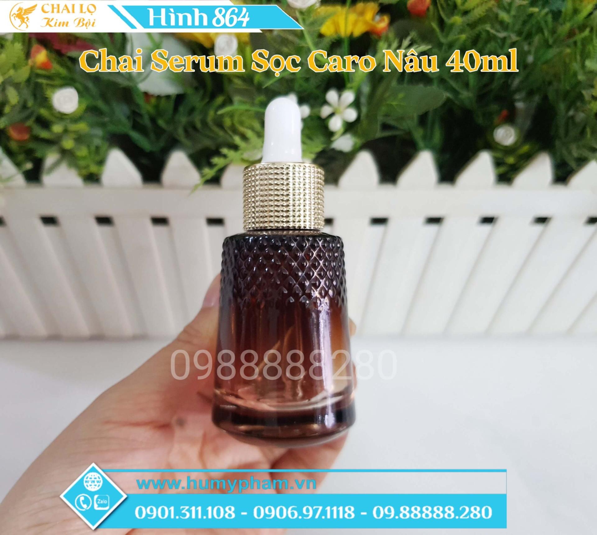 chai thủy tinh đầu bóp đựng serum
