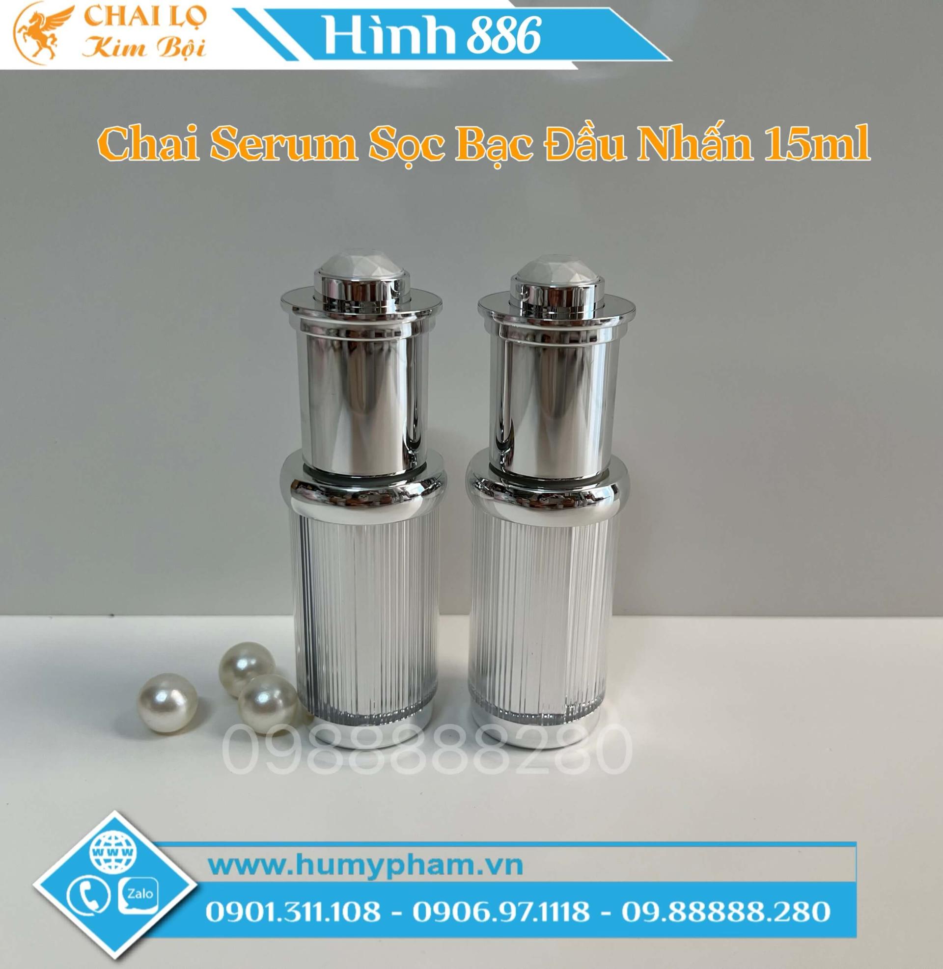 chai chiết serum mỹ phẩm