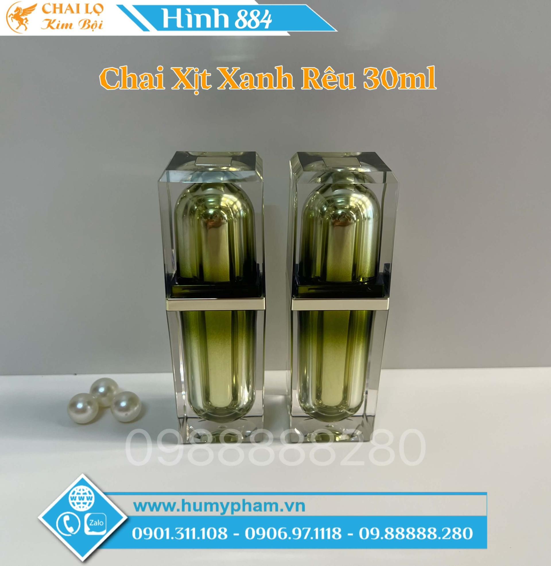 chai xịt xanh rêu 30ml