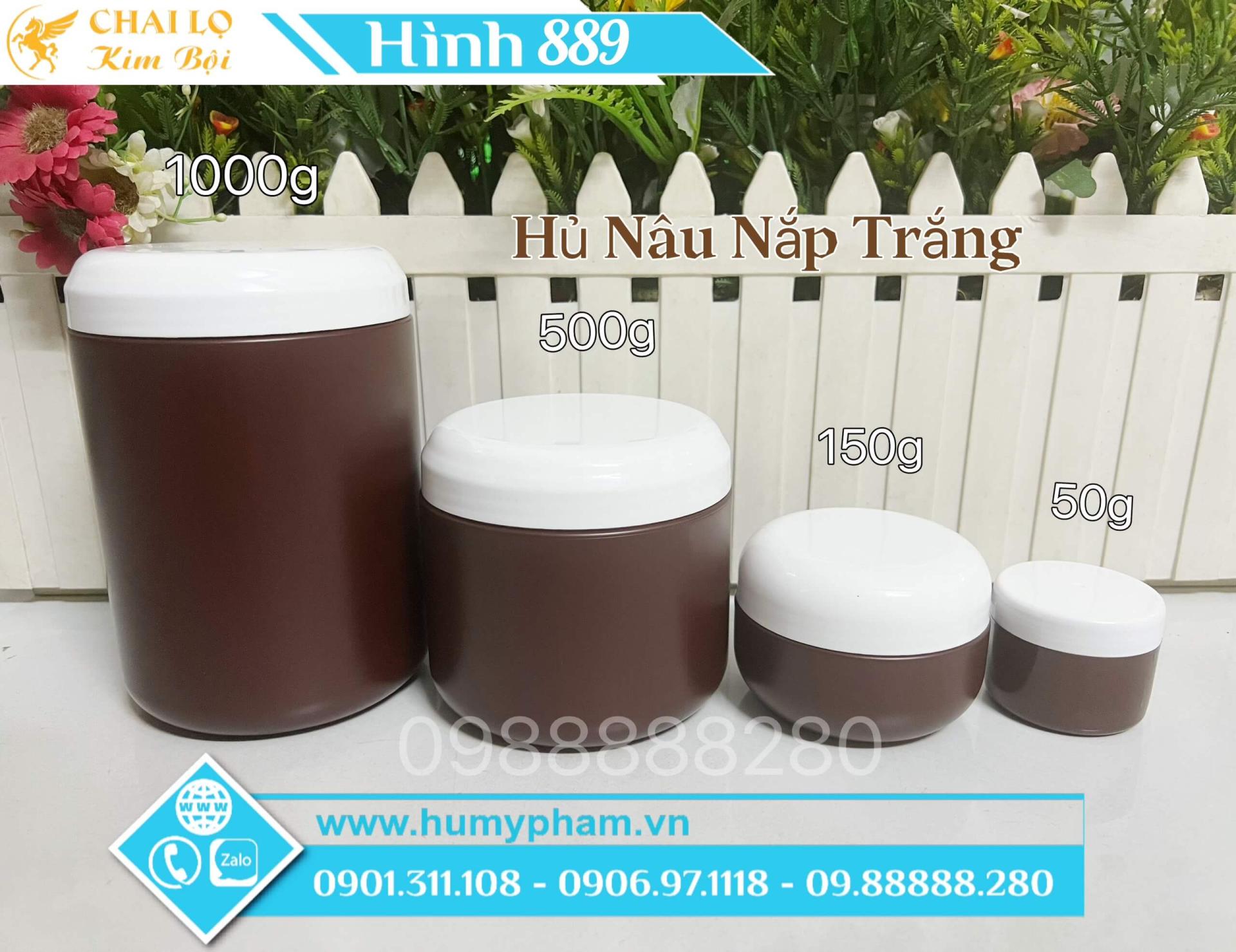 hủ đựng kem body nhiều size