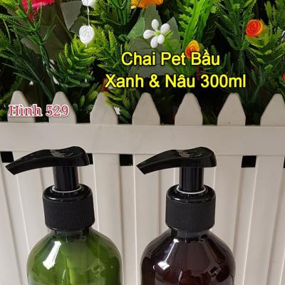 CHAI PET BẦU VÒI XỊT 300ML