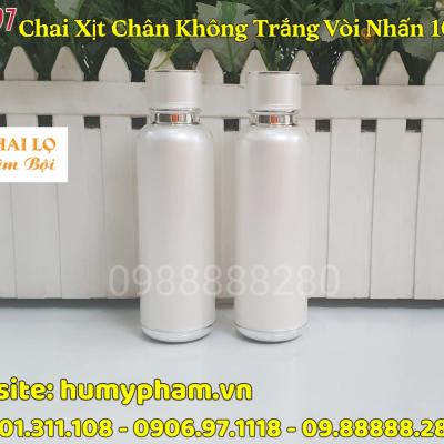 CHAI XỊT CHÂN KHONG NHẤN GIỌT TRẮNG 100ML