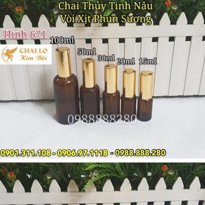 CHAI THỦY TINH XỊT PHUN SƯƠNG