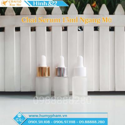 Chai Serum Ngang Mờ 15ml