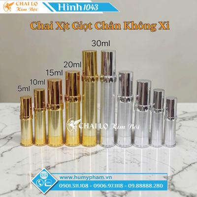CHAI XỊT GIỌT CHÂN KHÔNG XI 5ML - 10ML - 15ML - 20ML - 30ML