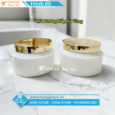HỦ P200g NẮP XI VÀNG