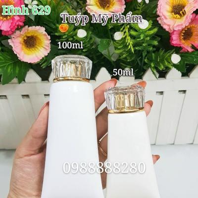 Tuýp Mỹ Phẩm Nắp Khía Vàng