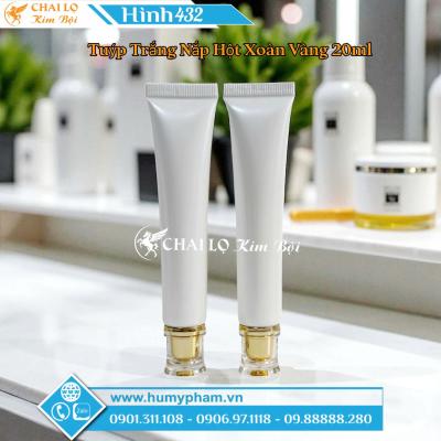 Tuýp Trắng Nắp Hột Xoàn 20ml