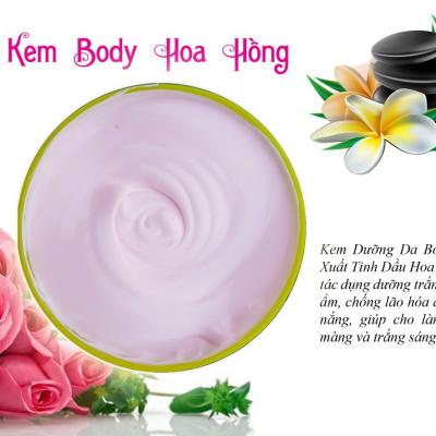 KEM BODY HOA HỒNG