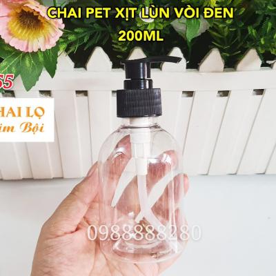 CHAI XỊT LÙN 200ML ĐEN
