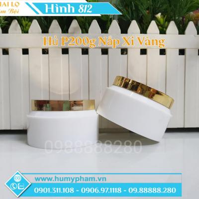 HỦ P200g NẮP XI VÀNG