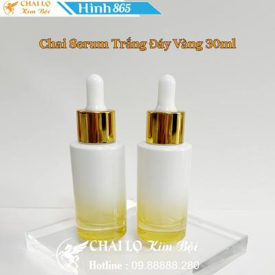 CHAI SERUM TRẮNG ĐÁY VÀNG 30ML