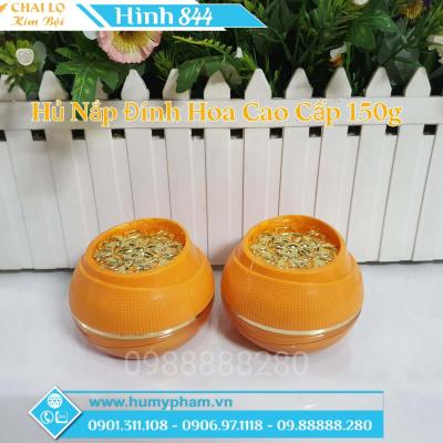 Hủ Nắp Đính Hoa Cao Cấp 150g