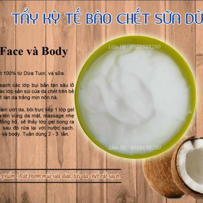TẨY KỲ DA CHẾT SỮA DỪA