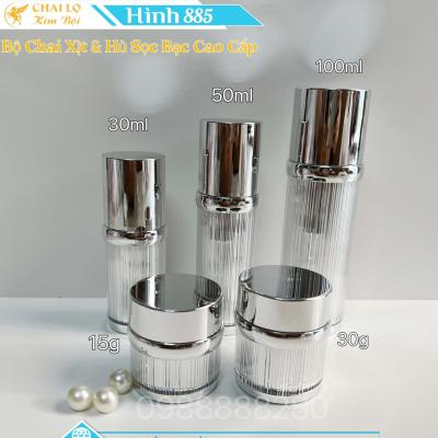 BỘ CHAI XỊT & HỦ SỌC BẠC CAO CẤP